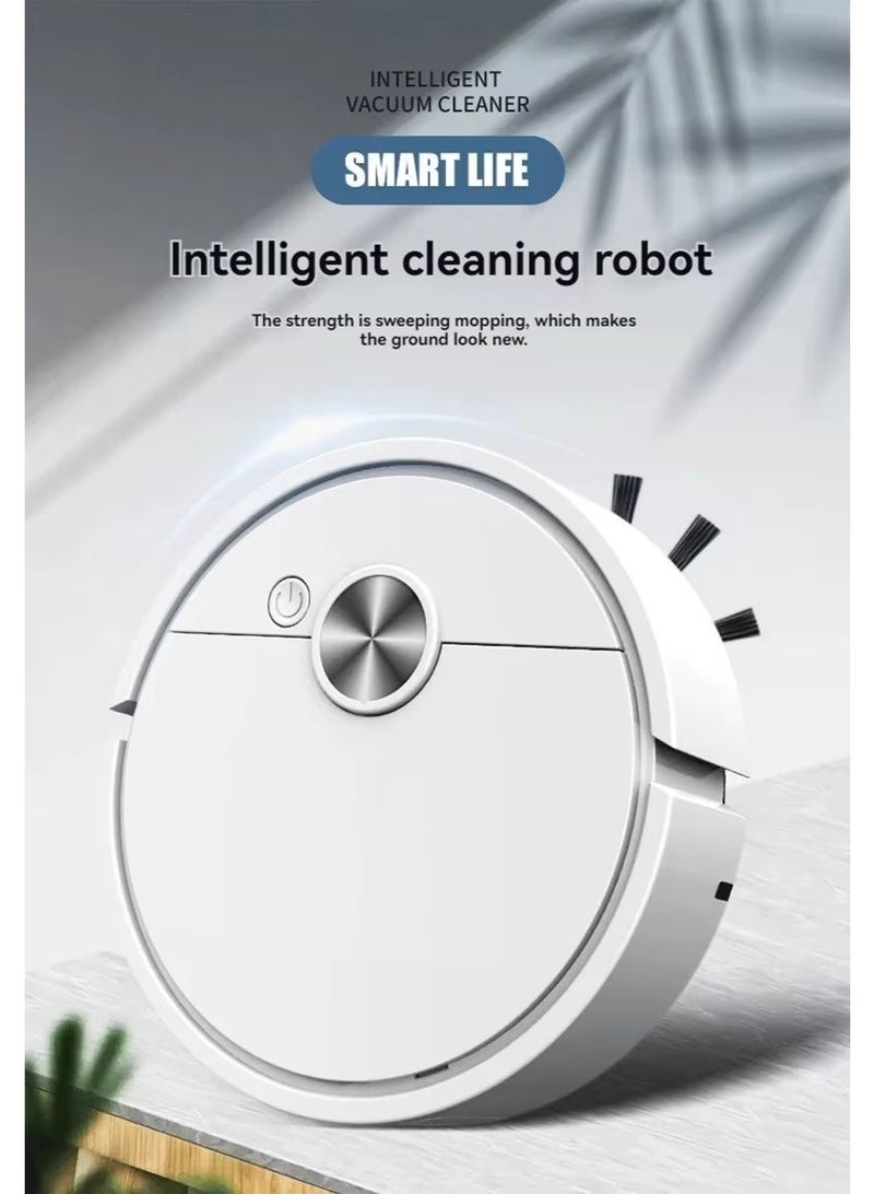 مكنسة روبوت ذكية صغيرة – شفط قوي وتشغيل أوتوماتيكي للمسح والكنس، هادئة، لاسلكية، بصندوق غبار 0.6L - Image 3